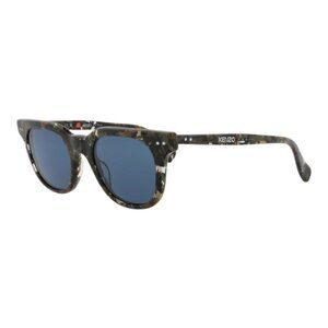 Kenzo Unisex Round/Oval Havana Havana Blue Fashion Designer Eyewear